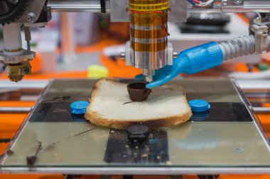 3D yazıcı, Smau 2014, İtalya 'da çikolata kupası basıyor