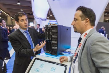 İnsanlar Smau 2014, Milano, İtalya ziyaret