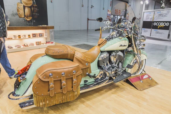 Indické motorka v roce 2014 Eicma v Miláně, Itálie — Stock fotografie