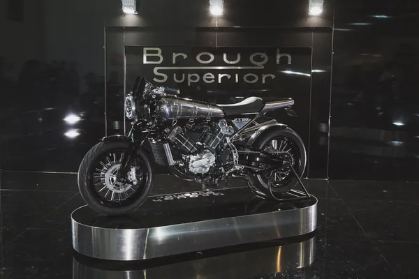 Brough Superior motobike at EICMA 2014 in Milan, Italy — Stock Photo, Image