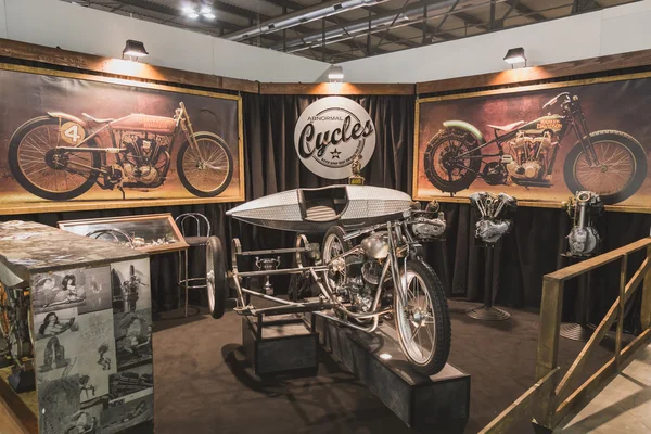 Abnormal Cycles stand at EICMA 2014 in Milan, Italy — Stock Photo, Image