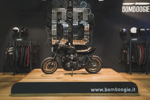 Motocykl na targach Eicma 2014 w Mediolan, Włochy — Zdjęcie stockowe