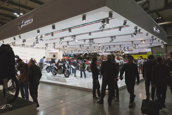 Персоналии: EICMA 2014 в Милане, Италия — стоковое фото