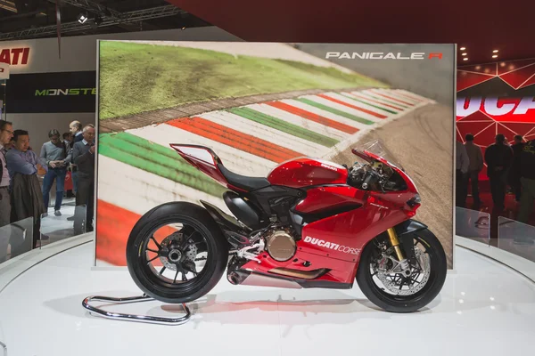 Ducati Panigale R motorbike at EICMA 2014 in Milan, Italy — Stock Photo, Image