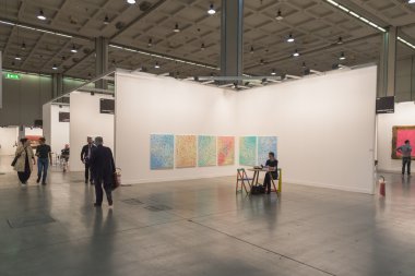 İnsanlar Miart 2015, Milano, İtalya ziyaret