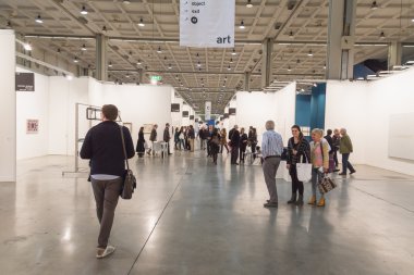 İnsanlar Miart 2015, Milano, İtalya ziyaret