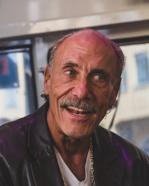 Les Gold of the tv series Hardcore Pawn at Fuorisalone during Mi — Stock Photo, Image