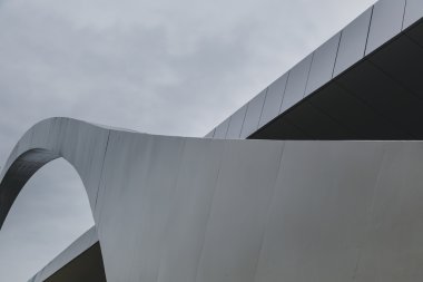 Bir brudge Expo 2015 Milan, İtalya, mimari detay