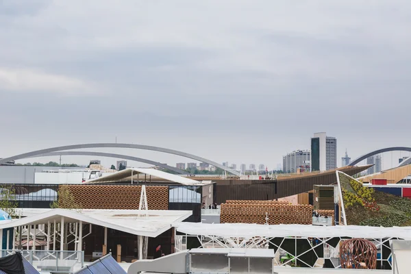 Tetti di padiglioni a Expo 2015 a Milano — Foto Stock