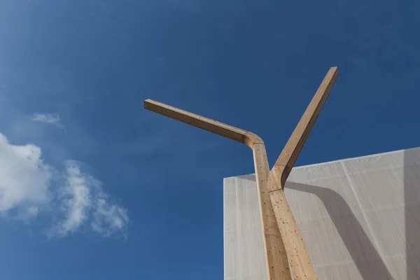 Detalhe arquitetônico na Expo 2015 em Mialn, Itália — Fotografia de Stock