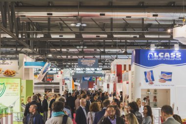 İnsanlar Tuttofood 2015, Milano, İtalya ziyaret