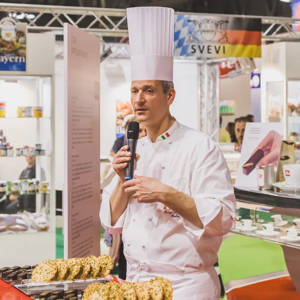 Chef a Tuttofood 2015 a Milano — Foto Stock