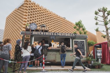 İnsanlar Expo 2105, Milano, İtalya ziyaret