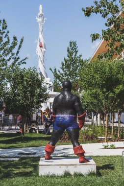 Modern Sanat heykel, Expo 2015, Milano, İtalya