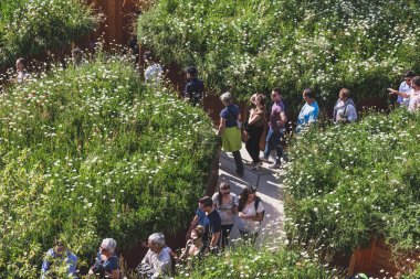 İngiltere'de Pavyonu, Expo 2015, Milano, İtalya ziyaret insanlar