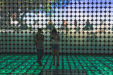 İnsanlar İspanya Pavyonu, Expo 2015, Milano, İtalya ziyaret