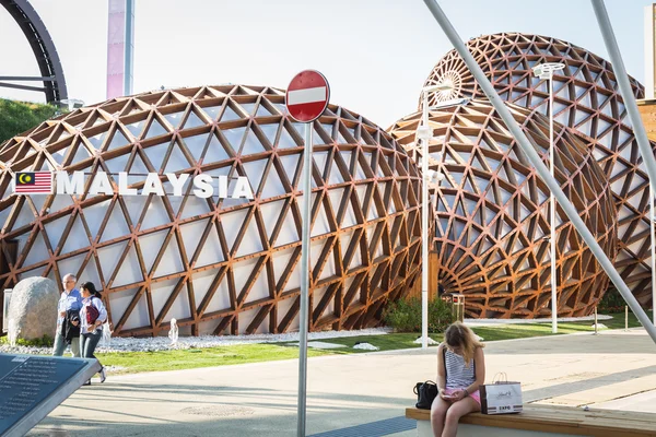 Malaysia pavilion at Expo 2015 in Milan, Italy — Stock Photo, Image