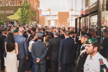 Rusya Devlet Başkanı Putin Expo 2015, Milano, İtalya ziyaret