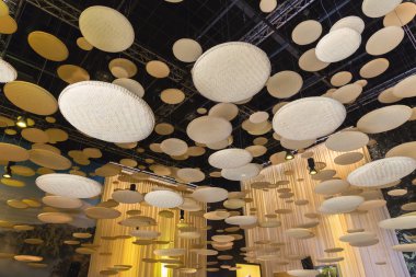 Architectural detail inside Brunei pavilion at Expo 2015 in Mila