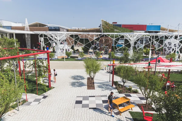 View of Turkey pavilion at Expo 2015 in Milan, Italy — Zdjęcie stockowe