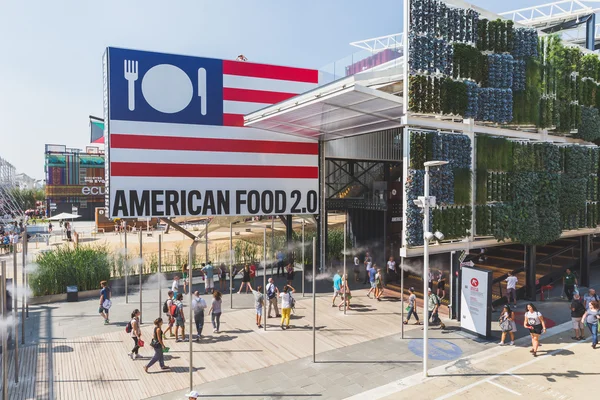 United States of America pavilion at Expo 2015 in Milan, Italy — Stockfoto
