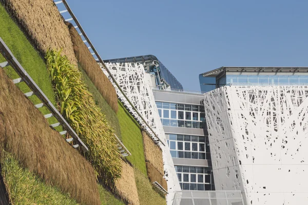 Architectural detail at Expo 2015 in Milan, Italy — стокове фото