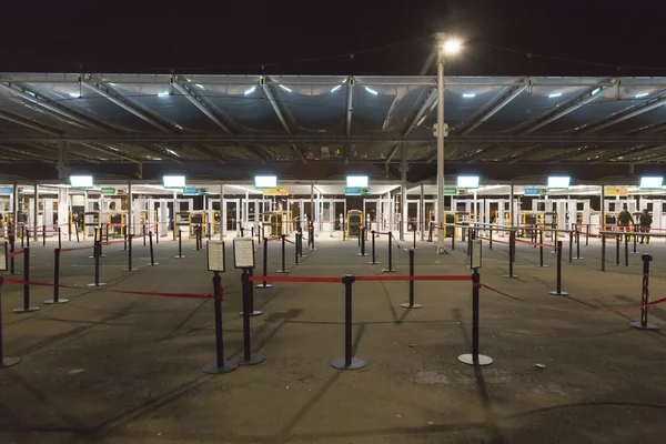 Empty gate at Expo 2015 in Milan, Italy — Stock Photo, Image