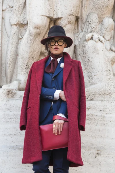 People at Milan Men's Fashion Week 2016 — Stock Photo, Image