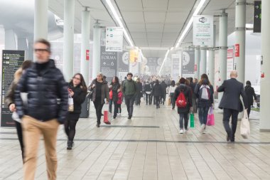 İnsanlar, Homi ziyaret ev Uluslararası Fuarı Milano, İtalya (ı