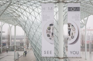 Homi tabelaya, ev uluslararası show, Milano, İtalya