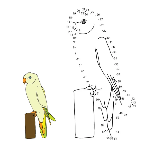 Számok játék (papagáj) Jogdíjmentes Stock Illusztrációk