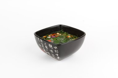 Görüntü lezzetli Asya sebze çorbası