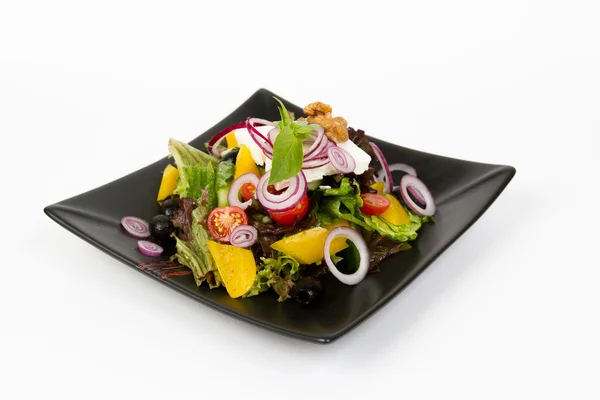 Görüntü üzerinde yemek lezzetli Yunan salatası