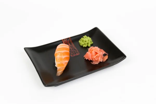 Image of tasty nigiri with salmon — Stock Photo, Image