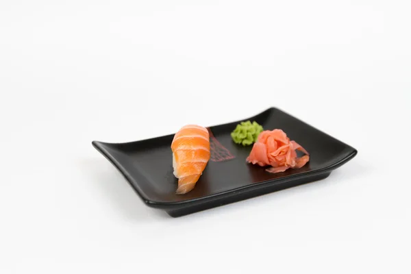 Image of tasty nigiri with salmon — Stock Photo, Image