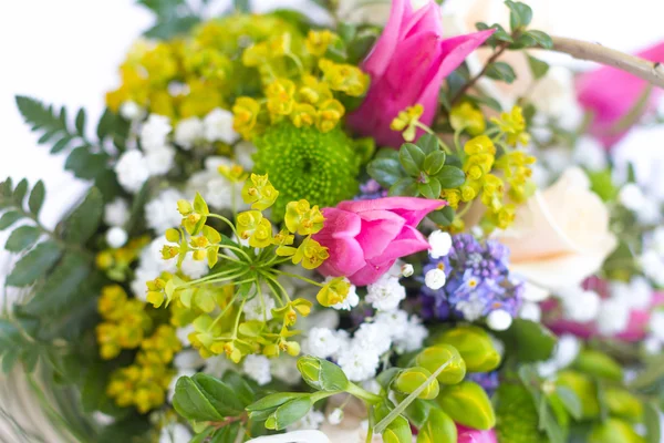 Image of beautiful colorful fresh flowers bouquet — Stock Photo, Image