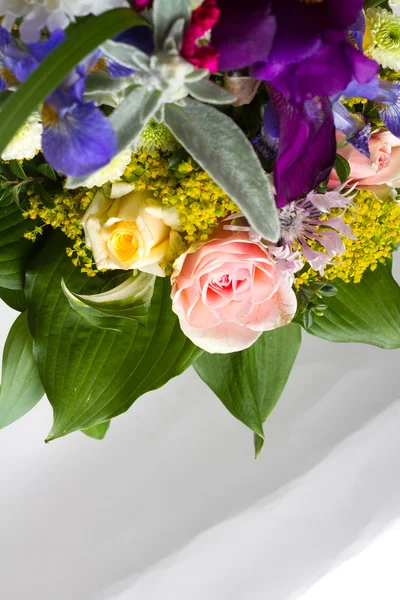 Image of beautiful colorful fresh flowers bouquet — Stock Photo, Image