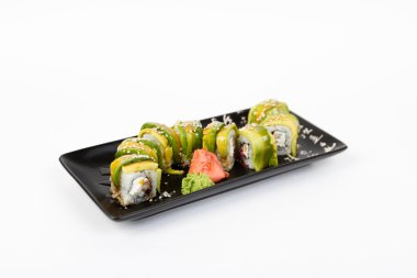 Görüntü lezzetli suşi ile midye ayarla