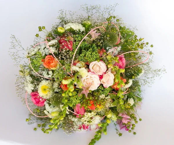 Image of beautiful colorful fresh flowers bouquet — Stock Photo, Image