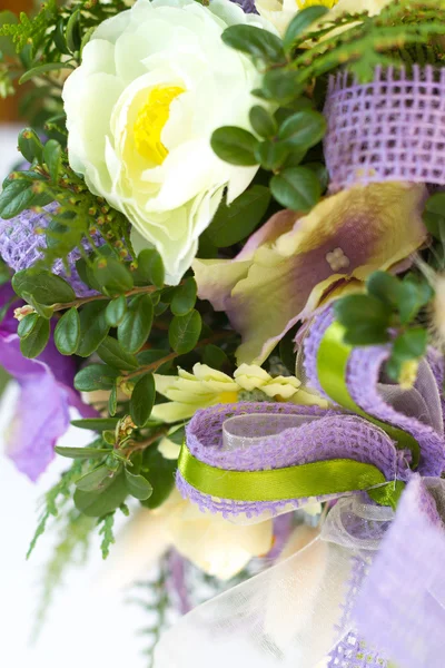 Image of beautiful colorful fresh flowers bouquet — Stock Photo, Image