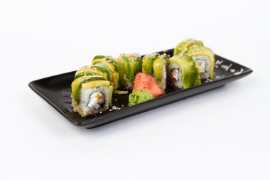 Görüntü lezzetli suşi ile midye ayarla