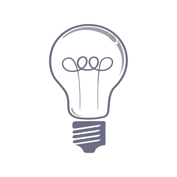 Idea light bulb symbol — Stock Vector