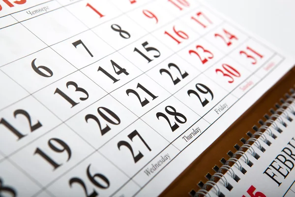 Calendriers muraux posés sur la table — Photo