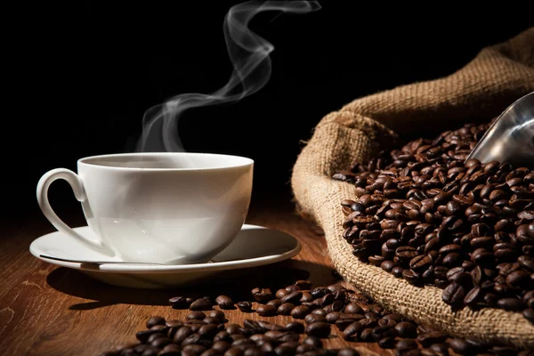 Kaffee-Stillleben — Stockfoto