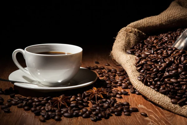 Kaffee-Stillleben — Stockfoto