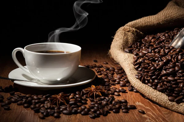 Koffie stilleven — Stockfoto