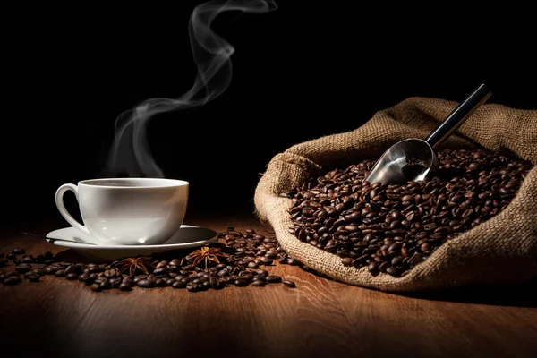 Koffie stilleven — Stockfoto