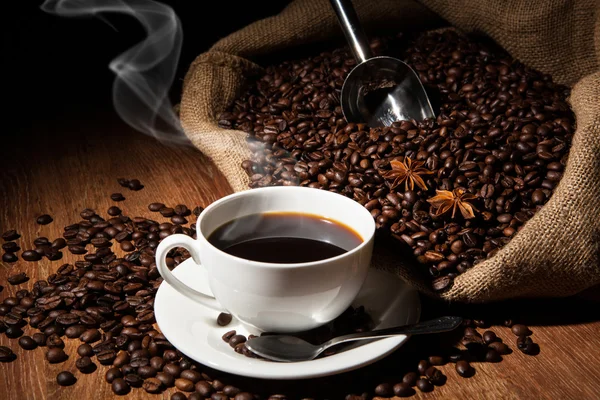 Kaffee-Stillleben — Stockfoto