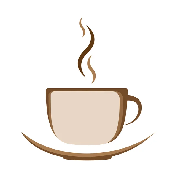 Вектор чашки горячего кофе — стоковый вектор
