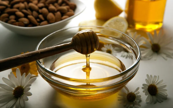 Bodegón de miel — Foto de Stock